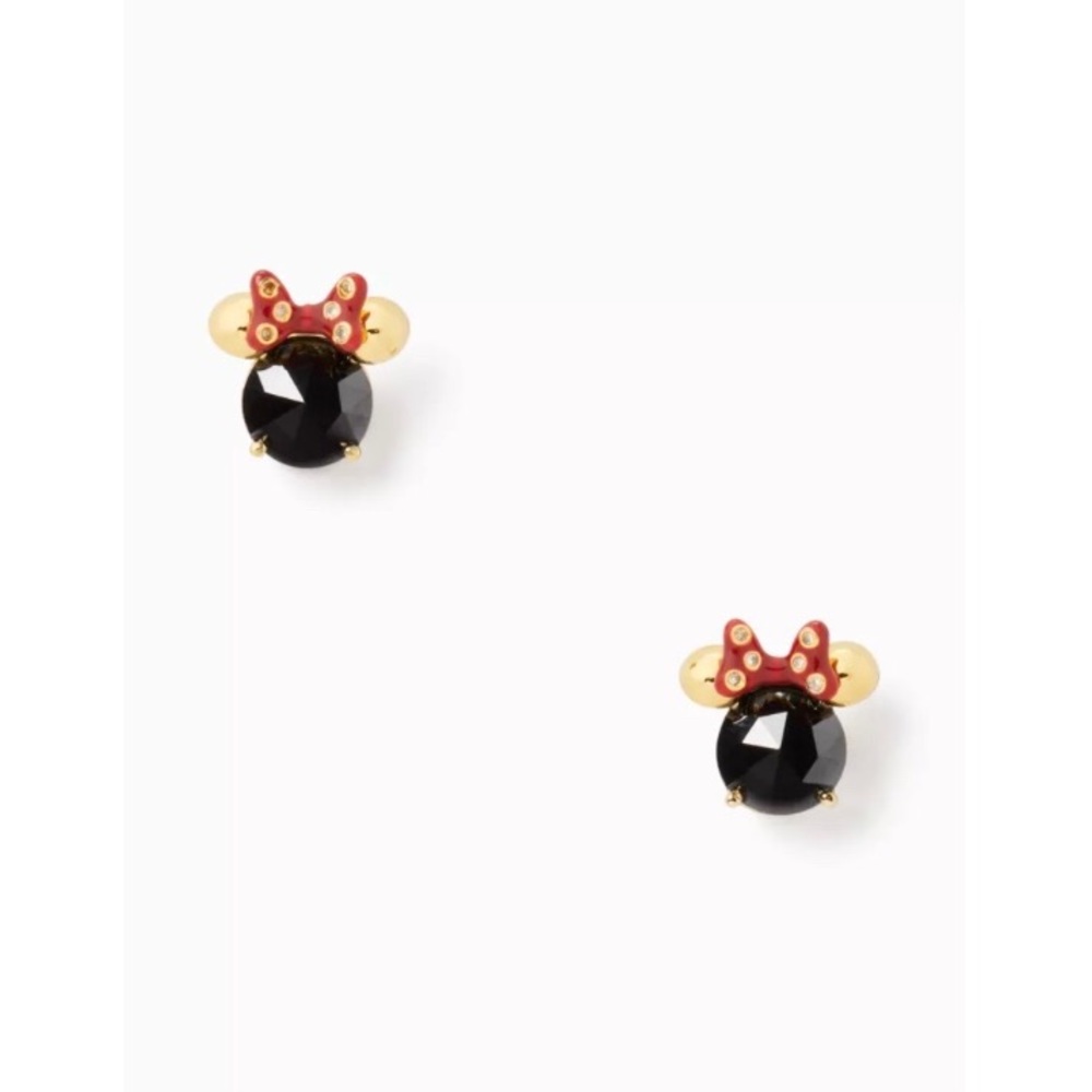 NWT! Disney x Kate Spade New York Minnie Mouse studs.